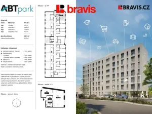 Pronájem bytu 2+kk, Brno - Horní Heršpice, Bohunická, 44 m2
