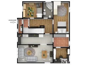 Pronájem bytu 4+1, Neratovice, Nerudova, 110 m2