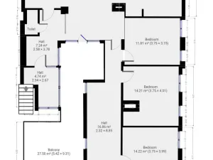 Pronájem bytu 4+kk, Praha - Michle, Magistrů, 128 m2