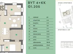 Prodej bytu 4+kk, Praha, 106 m2