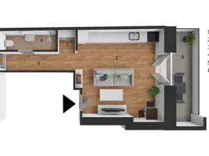 Prodej bytu 2+kk, Brno - Řečkovice, 33 m2