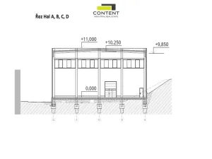 Pronájem výrobních prostor, Rousínov, Tománkova, 1500 m2