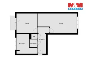 Prodej bytu 2+1, Brno - Štýřice, Jílová, 54 m2