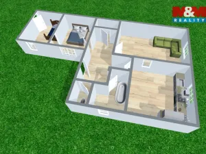 Prodej rodinného domu, Vrbčany, 72 m2