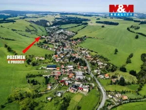 Prodej pozemku pro bydlení, Bystřice nad Pernštejnem - Domanín, 1716 m2