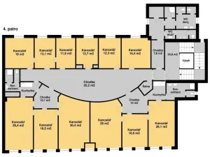 Pronájem kanceláře, Praha, Na příkopě, 400 m2