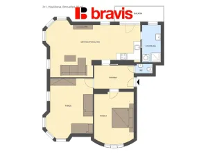 Pronájem bytu 3+kk, Brno - Stránice, Havlíčkova, 90 m2