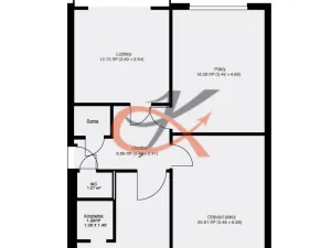 Pronájem bytu 3+1, Rožnov pod Radhoštěm, Jaroňkova, 72 m2