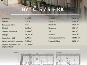 Prodej bytu 5+kk, Dubné, 131 m2