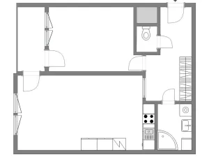 Pronájem bytu 2+kk, Praha - Letňany, Chlebovická, 56 m2