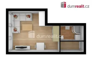 Pronájem bytu 1+kk, Břeclav, J. Opletala, 30 m2