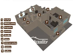 Prodej bytu 3+1, Zlín - Malenovice, Husova, 65 m2