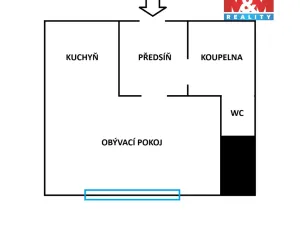 Prodej bytu 1+kk, Kopřivnice, Štramberská, 29 m2