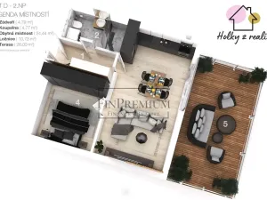 Prodej bytu 2+kk, Velké Hamry, 45 m2