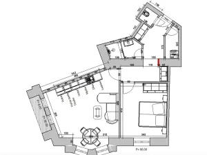 Pronájem bytu 2+kk, Praha - Vršovice, Žitomírská, 60 m2