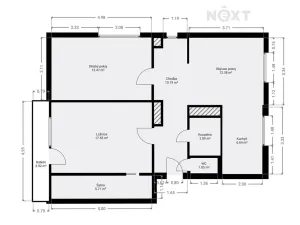 Prodej bytu 3+kk, Pardubice, Železničního pluku, 72 m2