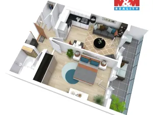 Pronájem bytu 2+kk, Nymburk, V Kolonii, 50 m2