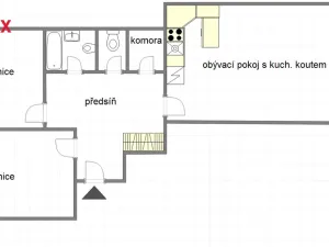 Pronájem bytu 3+kk, Praha - Chodov, Šternovská, 73 m2