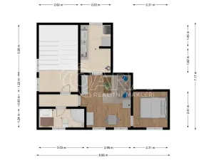 Pronájem bytu 2+kk, Mladá Boleslav - Mladá Boleslav I, Vodkova, 55 m2