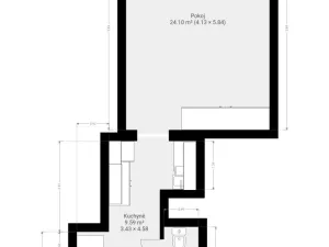 Pronájem bytu 1+1, Brno, Antonínská, 38 m2