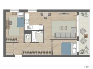 Prodej bytu 3+kk, Zdice, Velizská, 64 m2