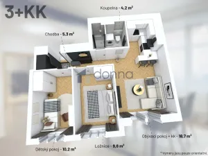 Prodej bytu 3+kk, Praha, Drahobejlova, 46 m2