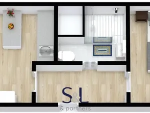 Pronájem bytu 2+kk, Česká Lípa, Havlíčkova, 42 m2