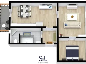 Pronájem bytu 2+1, Horní Police, 9. května, 58 m2