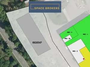 Pronájem komerčního pozemku, Pardubice, 3098 m2