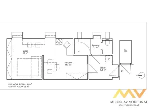 Prodej bytu 2+kk, Hradec Králové, Střelecká, 38 m2