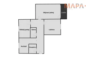 Prodej bytu 3+1, Jirkov, Na Borku, 72 m2