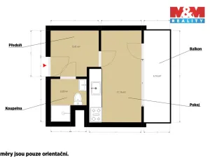 Pronájem bytu 1+kk, Klatovy - Klatovy IV, Suvorovova, 31 m2