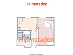 Pronájem bytu 1+1, Havířov - Prostřední Suchá, Hornická, 33 m2