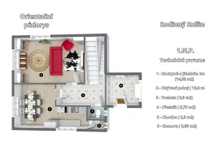 Prodej rodinného domu, Rušinov, 87 m2