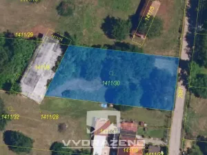 Prodej zahrady, Modřice, 894 m2