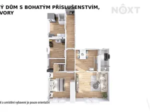 Prodej rodinného domu, Náměšť na Hané, Nové Dvory, 70 m2