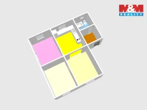 Pronájem bytu 3+kk, Chvaletice, Dukelská, 75 m2