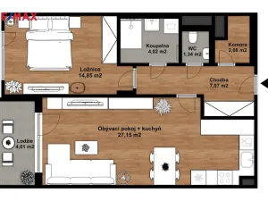 Pronájem bytu 2+kk, Opava - Předměstí, Císařského pluku, 60 m2