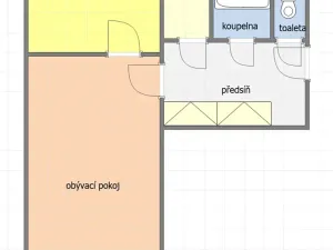 Prodej bytu 2+1, Praha - Záběhlice, Chmelová, 55 m2