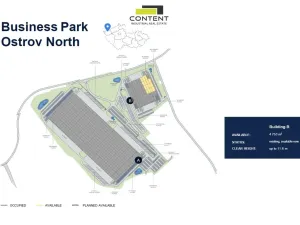 Pronájem skladu, Ostrov - Dolní Žďár, 4753 m2