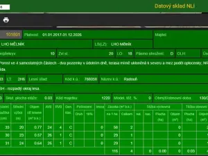 Prodej lesa, Mělnické Vtelno, 4059 m2