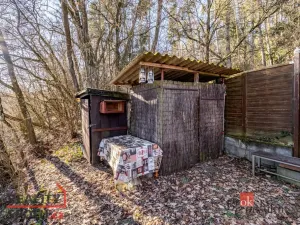 Prodej chaty, Týn nad Vltavou - Hněvkovice na levém břehu Vltavy, 80 m2