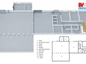 Prodej obchodního prostoru, Zbraslavice, 1381 m2