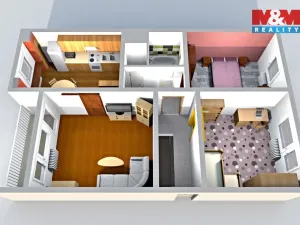 Prodej bytu 3+1, Česká Lípa, Hradecká, 75 m2