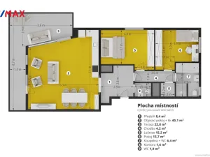Pronájem bytu 3+kk, Praha - Libeň, Menclova, 96 m2