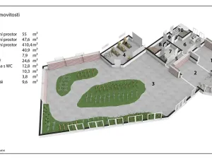 Prodej kanceláře, Pardubice, Přeloučská, 779 m2