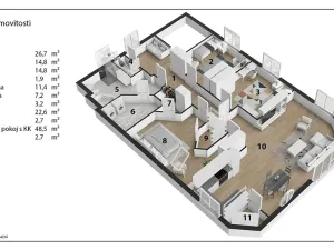 Prodej kanceláře, Pardubice, Přeloučská, 779 m2