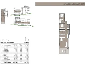 Prodej bytu 4+kk, Zadar, Chorvatsko, 125 m2