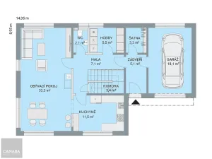 Prodej rodinného domu, Praha - Čakovice, 181 m2