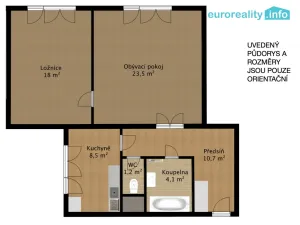 Prodej bytu 2+1, Plzeň, Ke Sv. Jiří, 66 m2